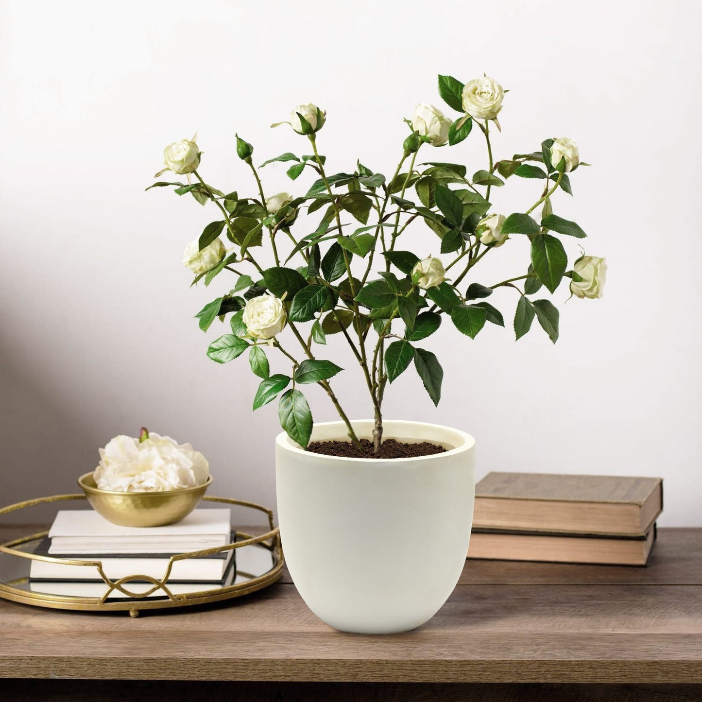 Tapered Fiberstone Planter