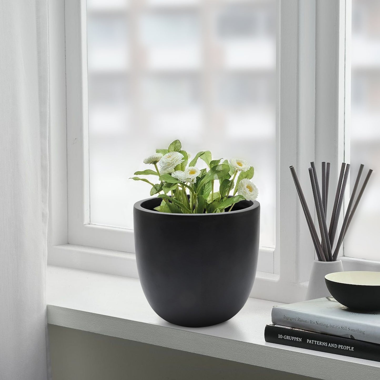 Tapered Fiberstone Planter