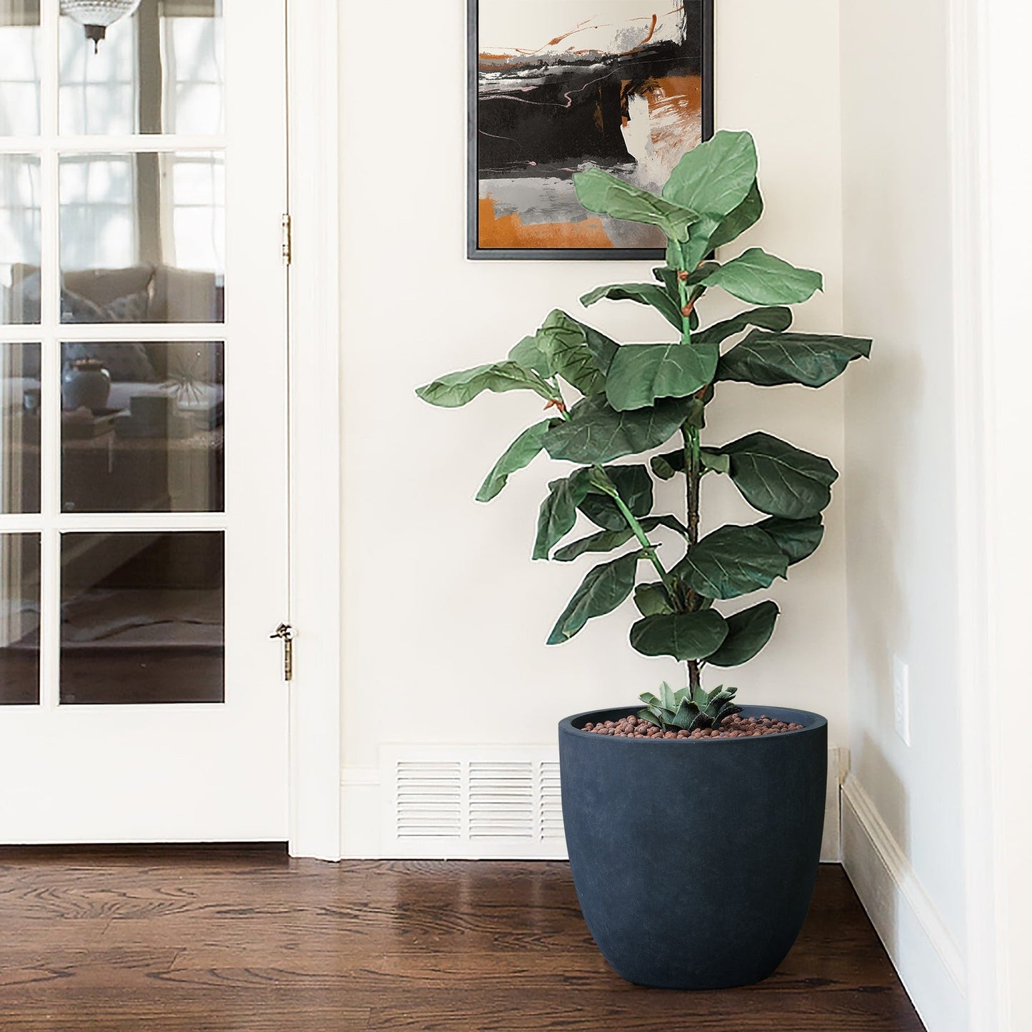 Tapered Fiberstone Planter