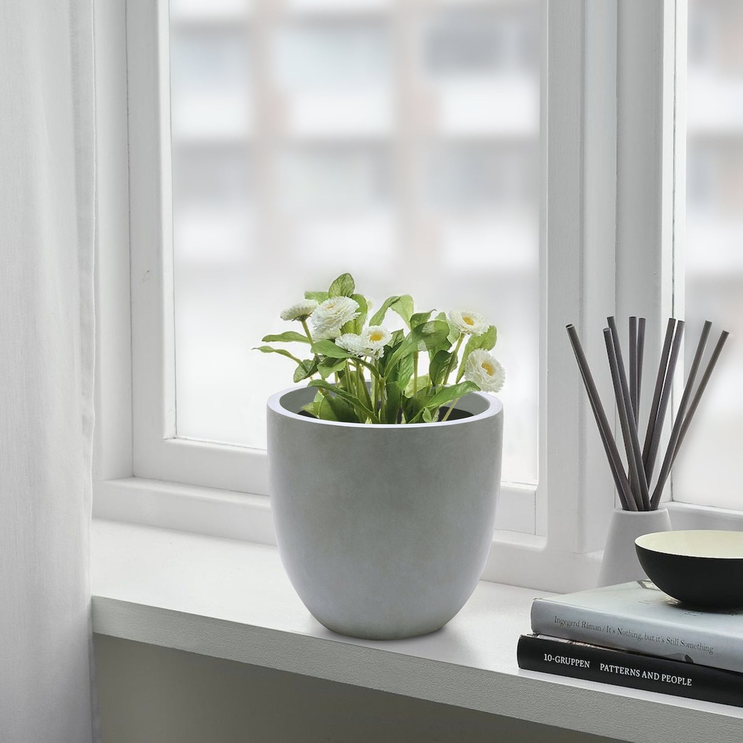 Tapered Fiberstone Planter