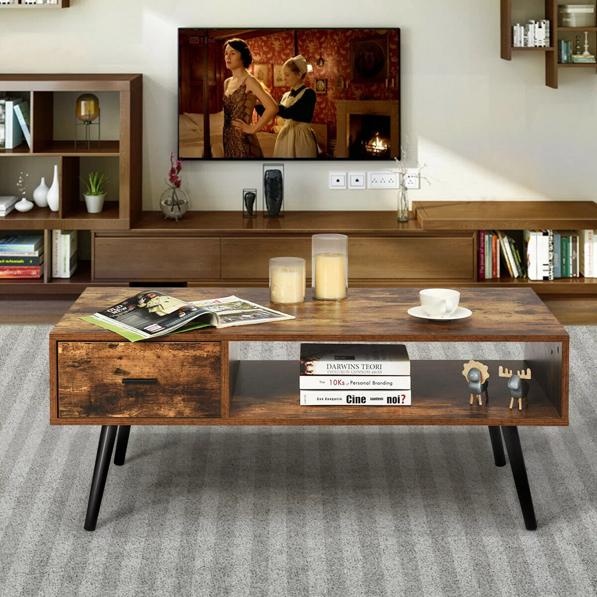 Retro Coffee Table Mid Century Modern Style